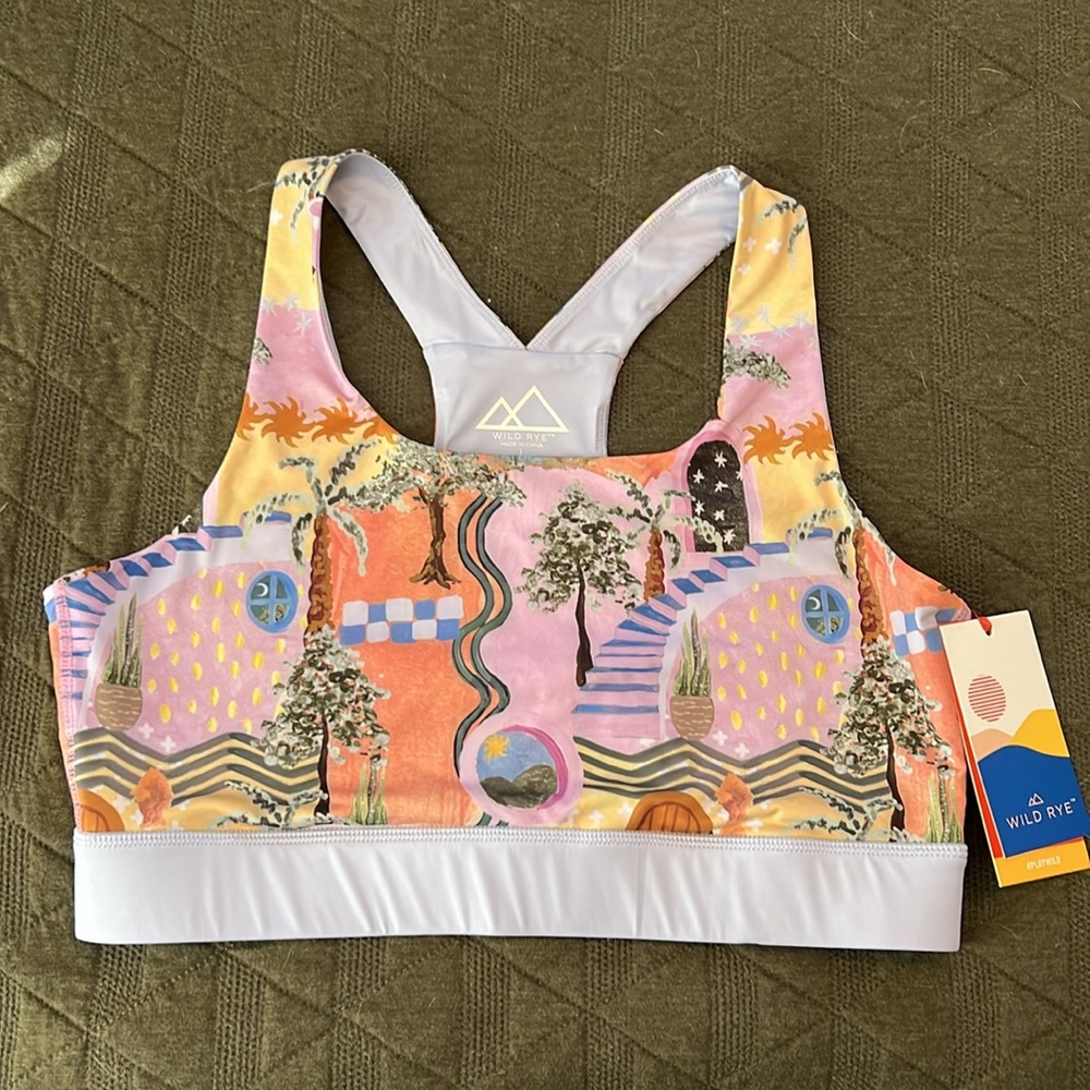 Wild Rye Lucille bra sz Large. Sicilian summer color